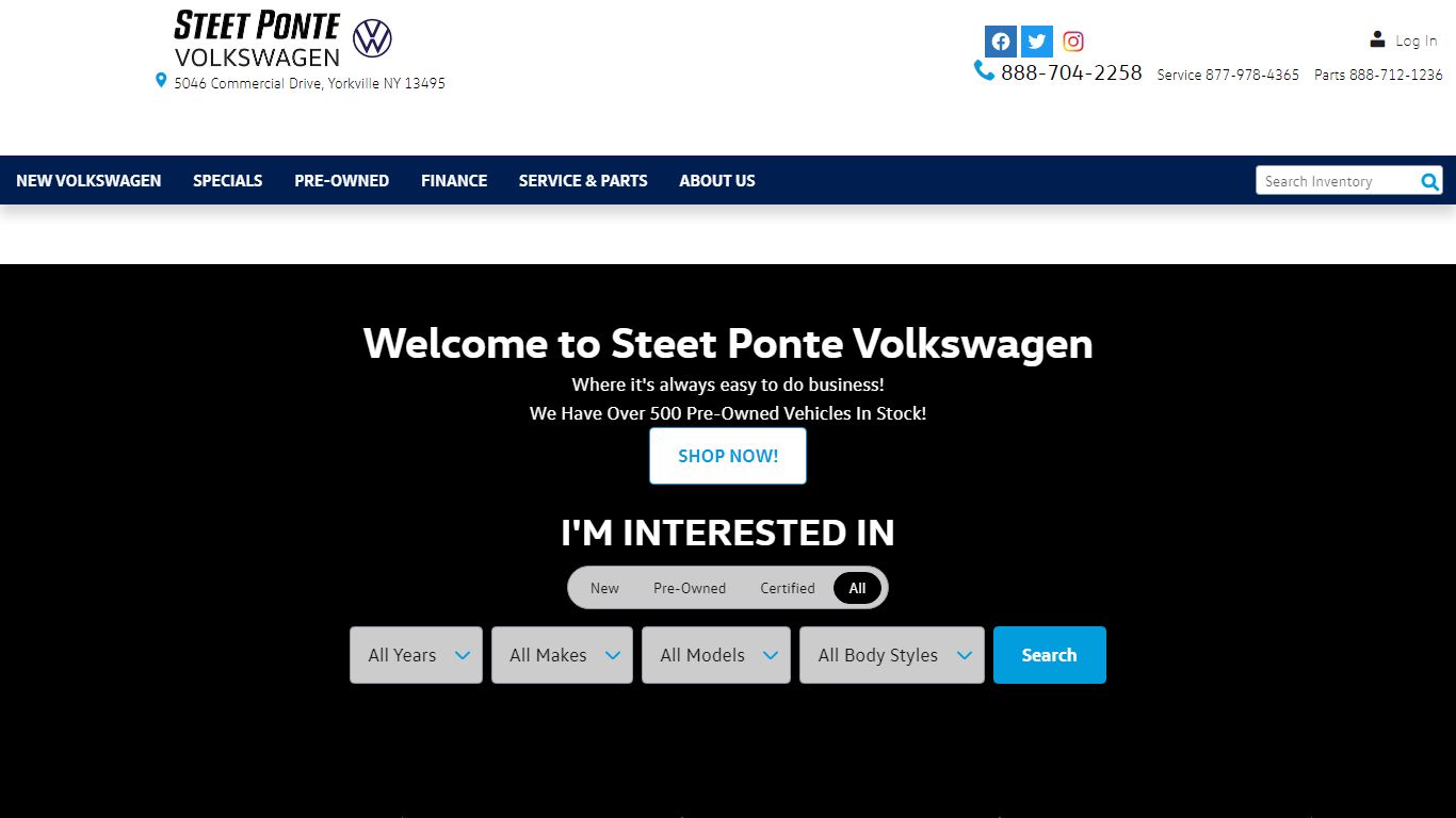 New and Used VW Dealership in Yorkville | Steet Ponte VW